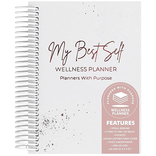 Wellness Journal – Daily Self Care Lifestyle Planner to Support