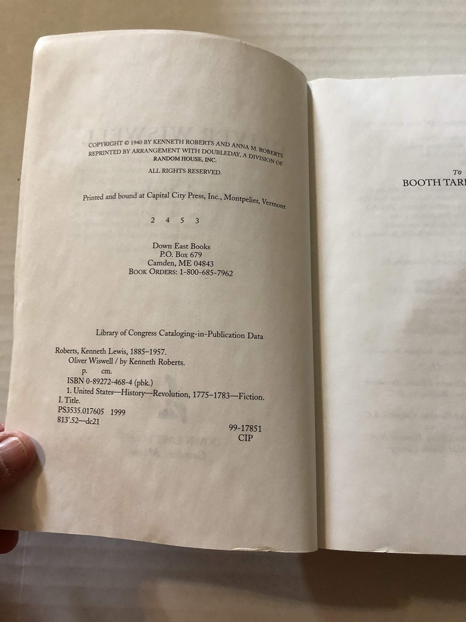 Oliver Wiswell Roberts, Kenneth Lewis - PT02