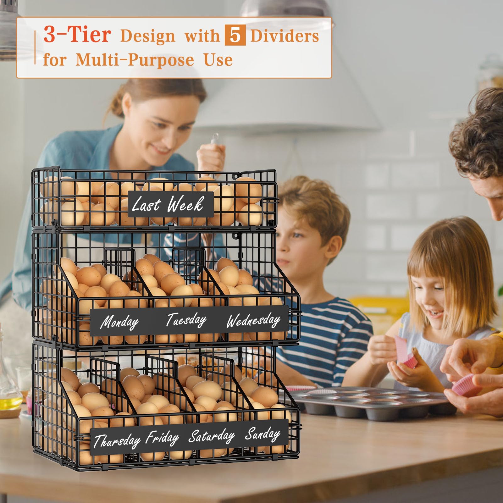 Keomaisyto Egg Basket - Fresh Eggs Storage -7 Keomaisyto Egg Basket - Fresh Eggs Storage -7