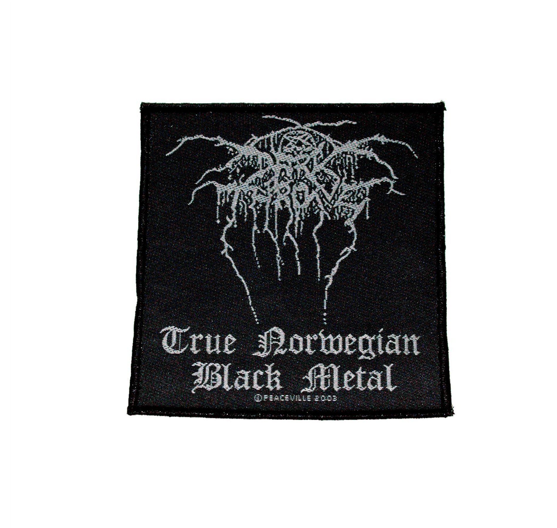 Darkthrone True Norwegian Black Metal Woven Sew On Patch Officially Licensed