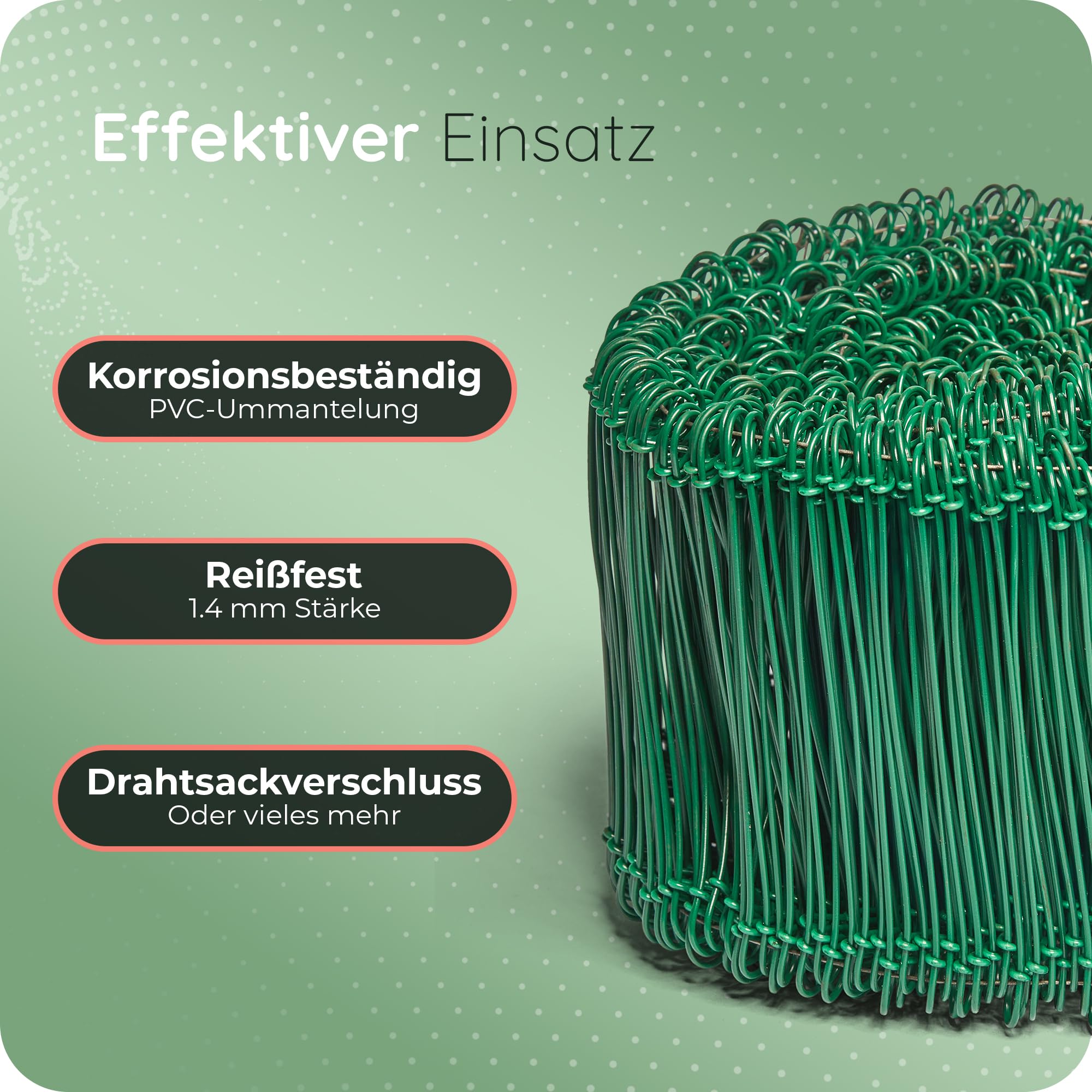 Novatool Cierres para bolsas de alambre (1000 – 5000 unidades, cobre, negro y verde)