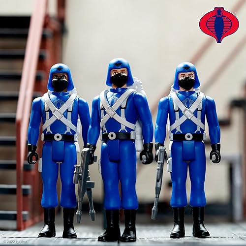 Miniatura 6 de Super7 G.I. Joe Pyramid of Darkness Pack con ojos de serpiente, naufragio, serpientes y robot de seguridad Cobra  (paquete de 6) figuras de acción