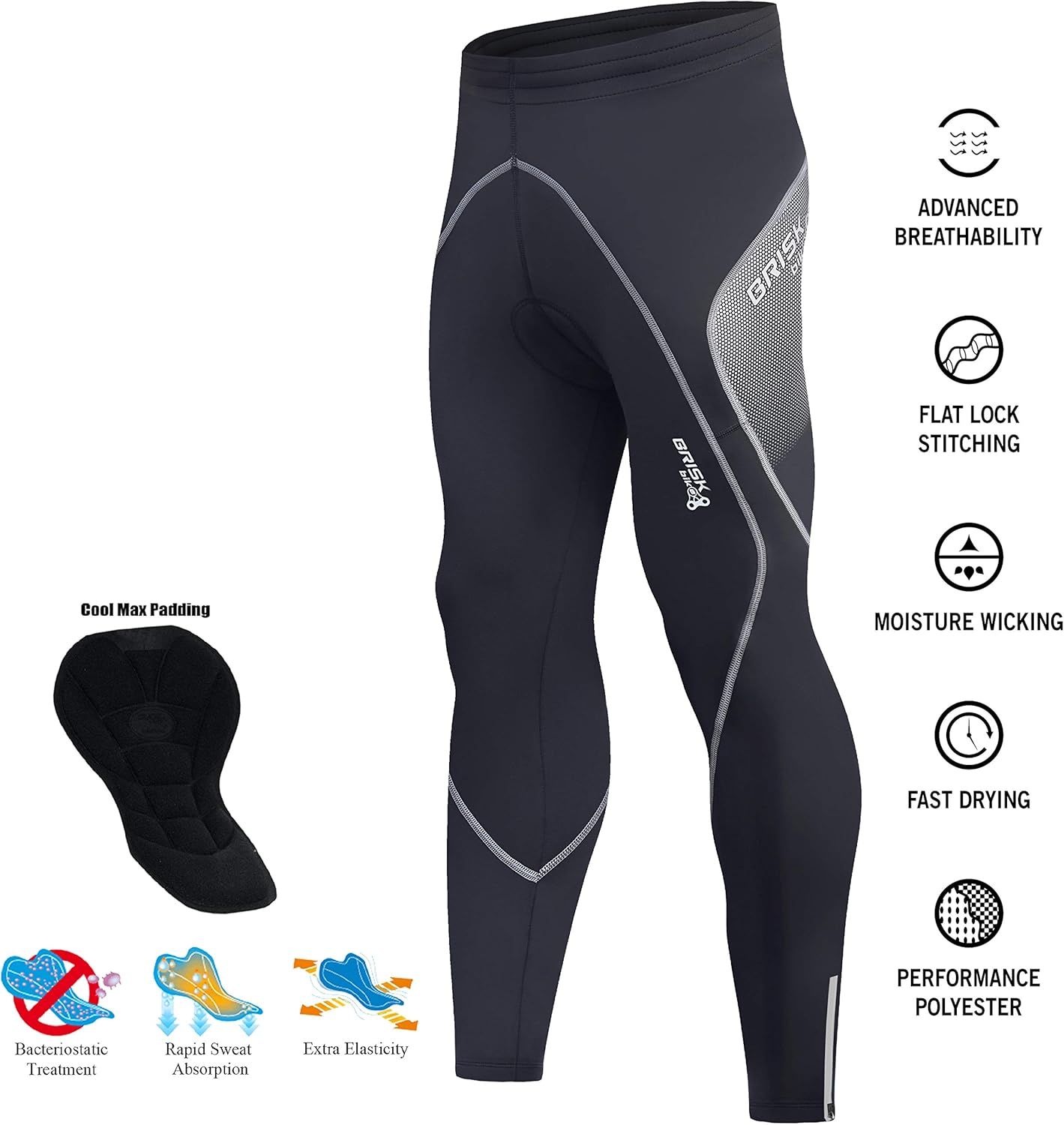 Brisk bike cycling tights Clearance
