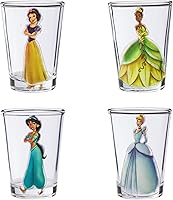 Vista 28 de Silver Buffalo Disney Una película Goofy - Juego de 4 mini vasos con personajes de Goofy, Max Goof, Roxanne y Bobby Zimuruski, 1.5 onzas