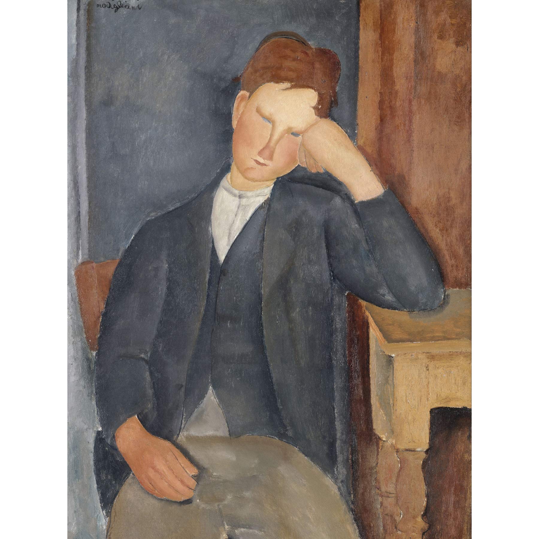 Amedeo Modigliani The Young Apprentice Large Wall Art Print Canvas Premium Poster Mural