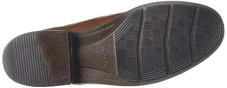 Buy Clarks Men's BECKEN LACE Dark TAN LEA Derby-13 UK