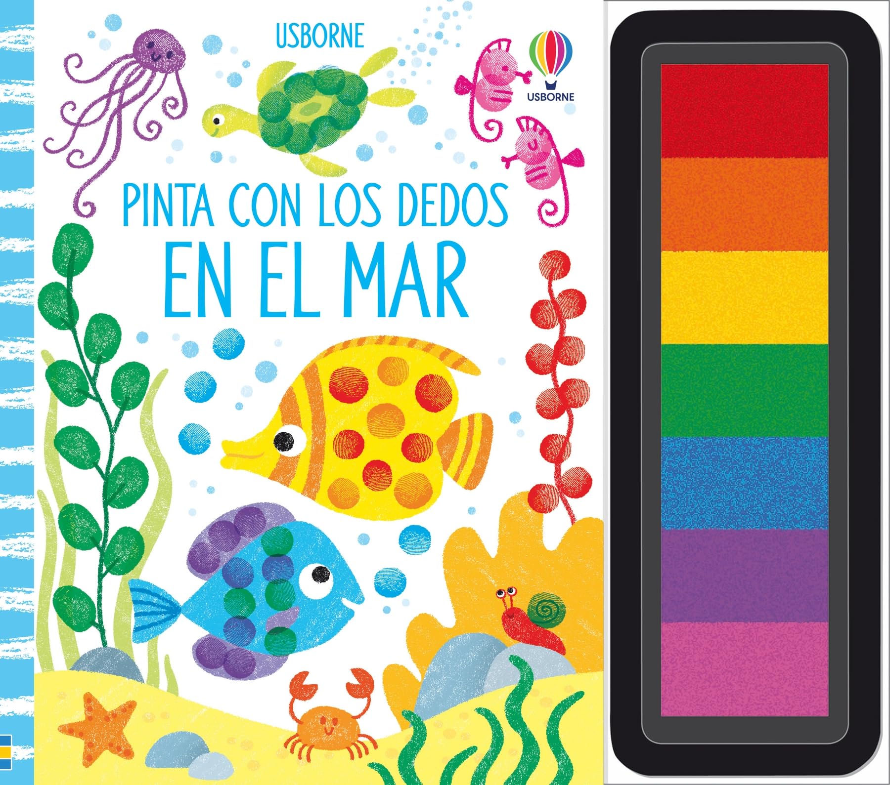 En el mar (Pinta con los dedos)