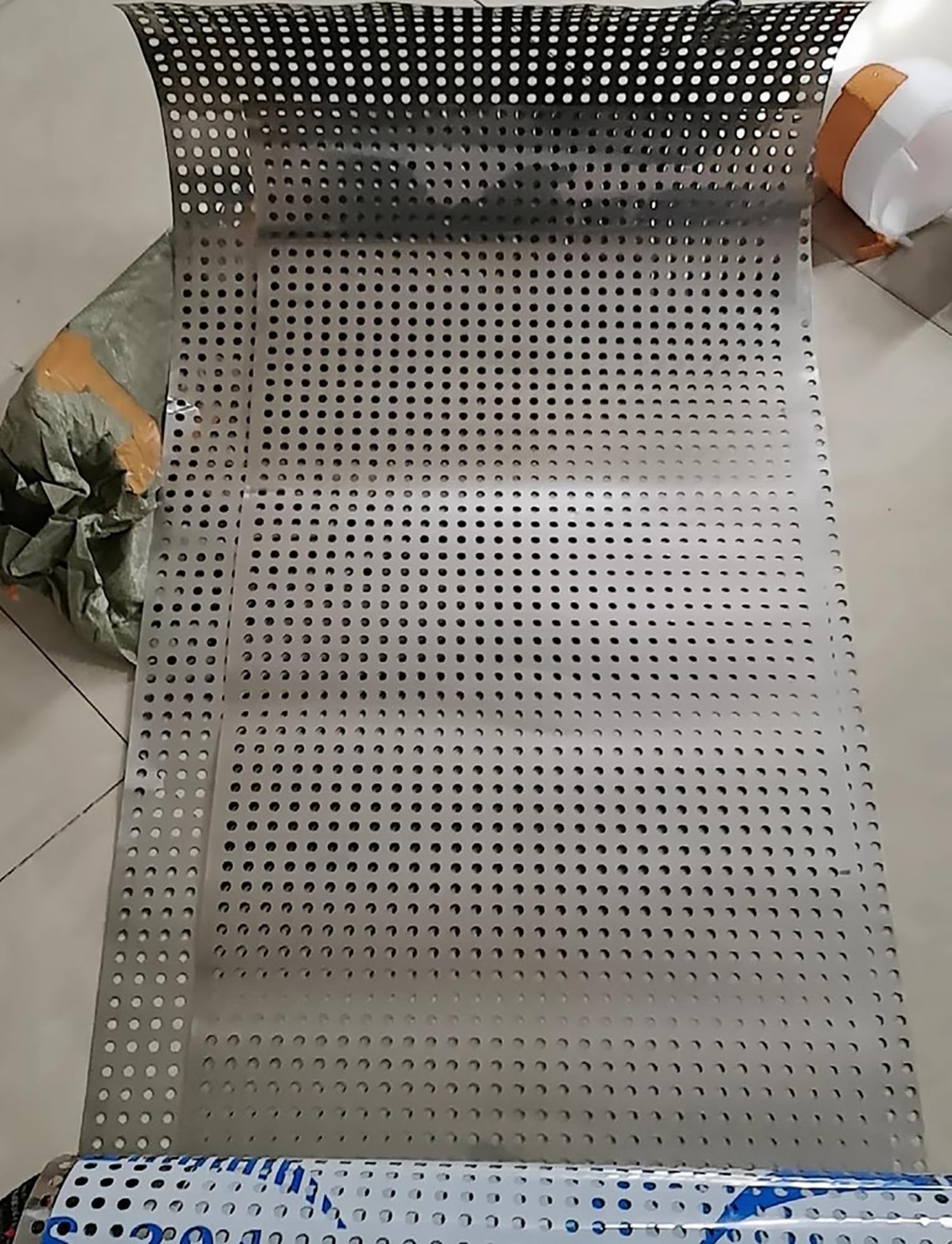 Lamiere perforate in alluminio, Lamiera forata in acciaio inossidabile 304 35x150-500 cm(35x390cm)