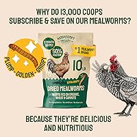 Vista 6 de 5 libras de gusanos secos para aves, pollo, pescado
