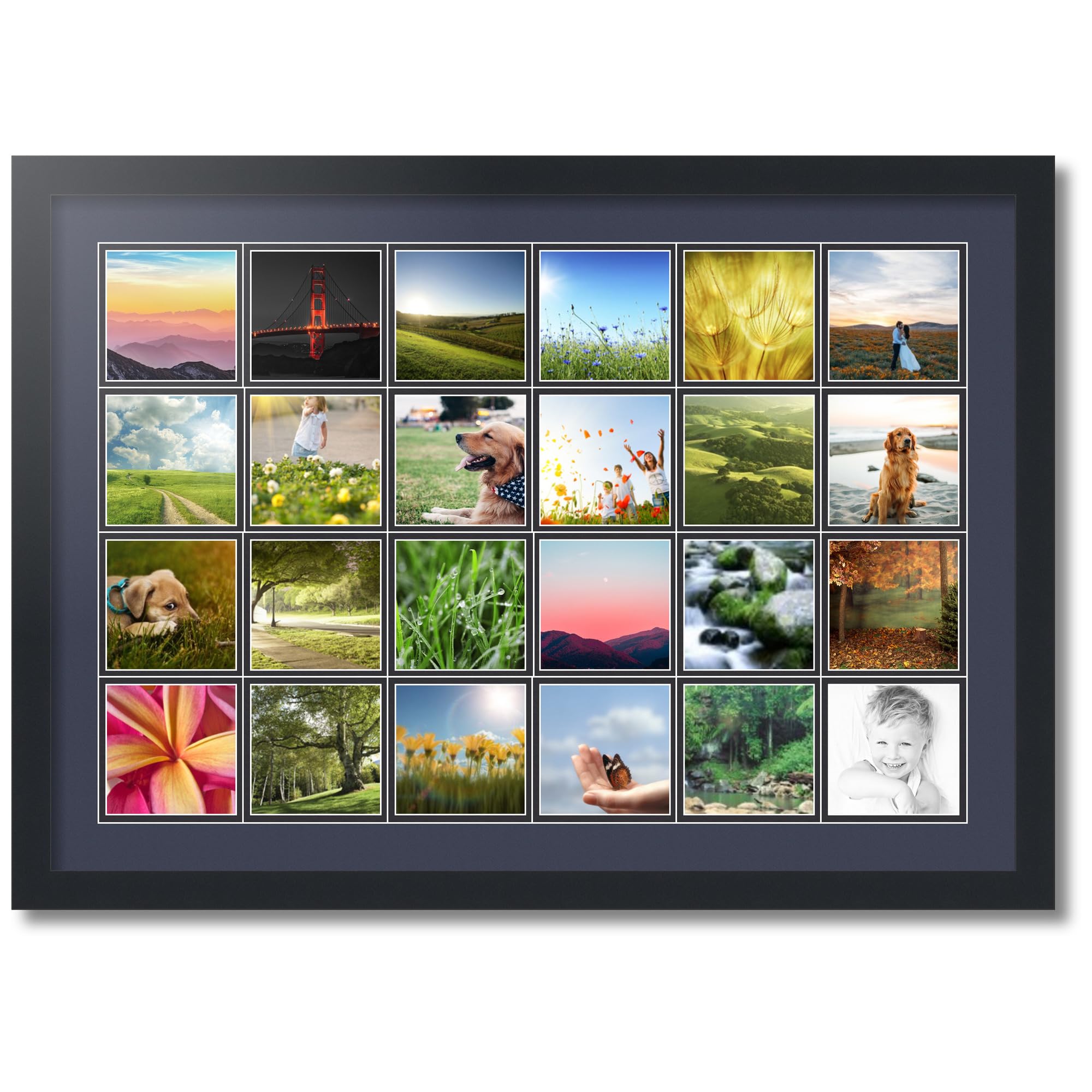 Amazon.com - ArtToFrames Collage Photo Frame Double Mat with 24