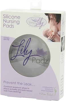 LilyPadz Reusable Silicone Nursing Pads Single Pair Regular Size