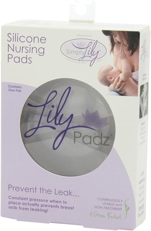 LilyPadz Reusable Silicone Nursing Pads Single Pair Regular Size