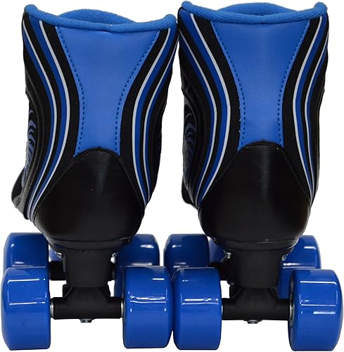 Miniatura 5 de Epic Rock Candy - Patines de cuatro ruedas con 2 cordones (negro y azul)