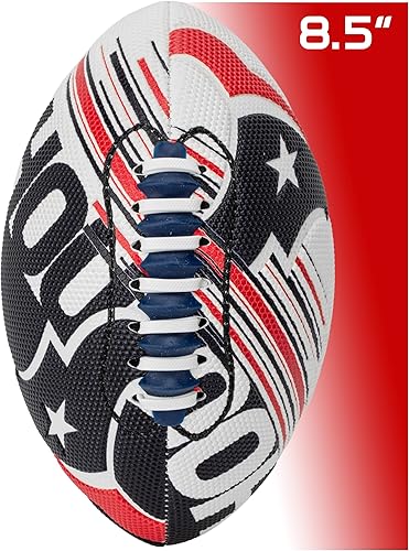Vista 73 de Franklin Sports - Balones de fútbol americano juveniles de todos los equipos de la NFL, juego de balón infantil pequeño de 8.5 pulgadas + inflador