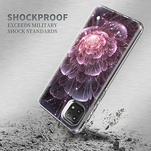 Miniatura 4 de Funda para Samsung Galaxy A22 5G y Boost Celero 5G, Galaxy A22Boost Celero5G, cubierta transparente, doble capa de goma suave a prueba de golpes +