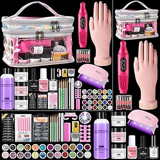 Nail Kit for Beginners with Everything: Professional Nail Acrylic Powder...
