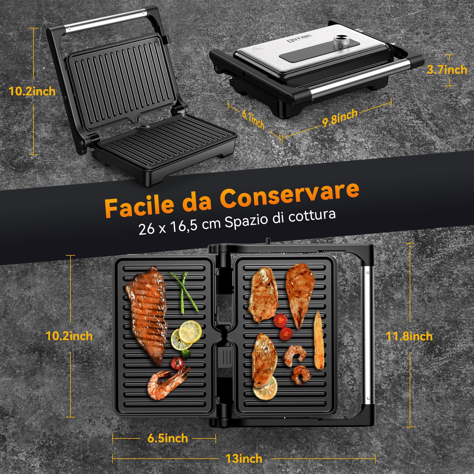 Set Di 3 Vassoi Da Cucina Antiaderenti Per Arrostire E Cuocere Al Forno - Foto 13