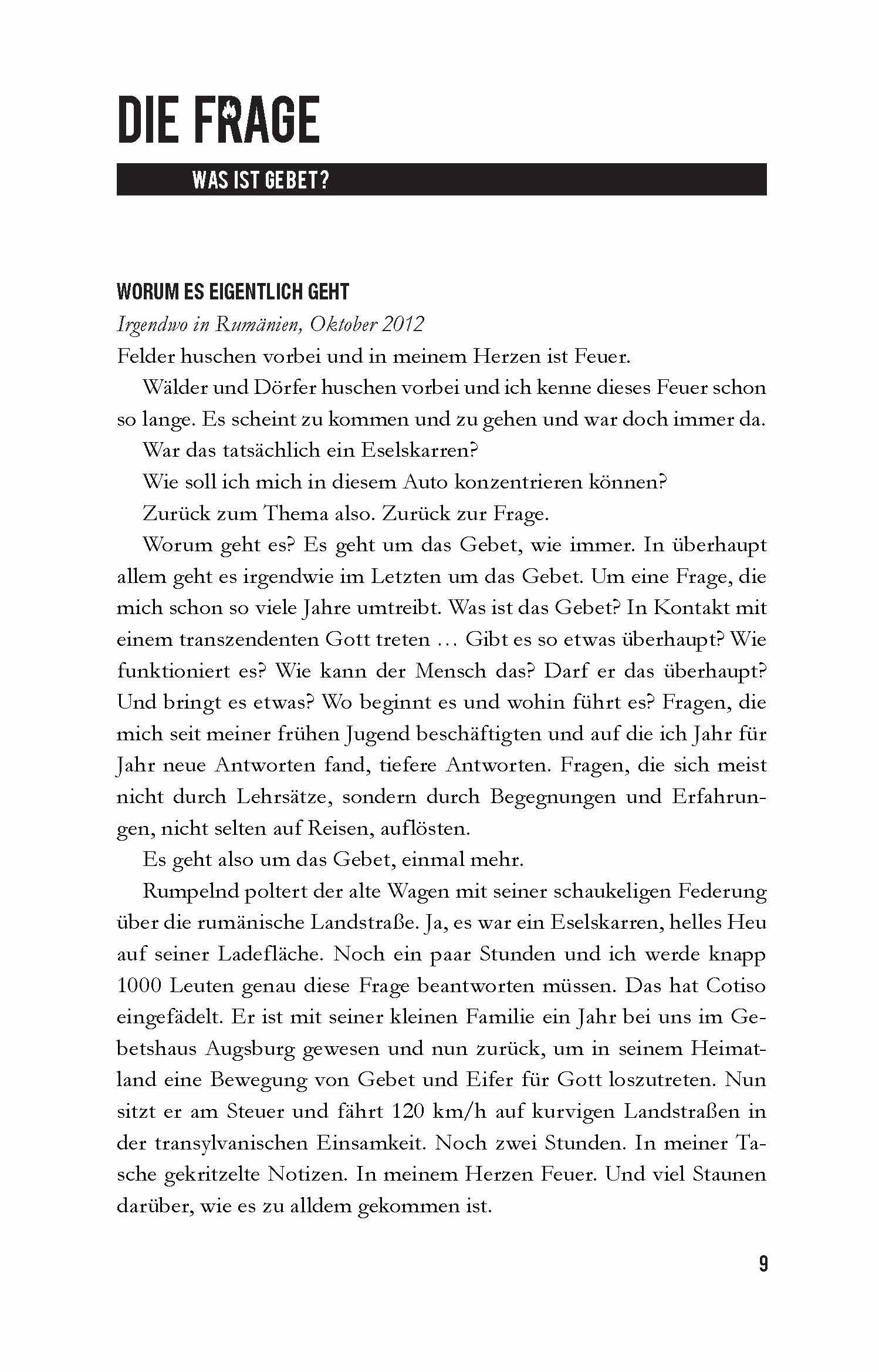 In meinem Herzen Feuer: Meine aufregende Reise ins Gebet