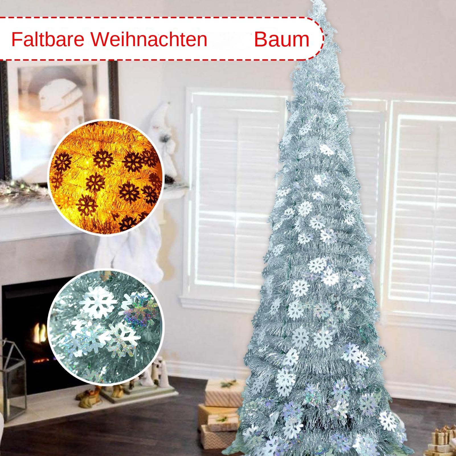 Árbol De Navidad Plegable Decoraciones Navideñas Plegables
