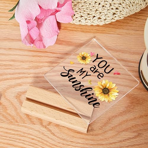 Miniatura 6 de Regalo de motivación de agradecimiento, regalos de girasol para mujeres y hombres, regalo de aliento, regalo de jubilación, decoración de escritorio