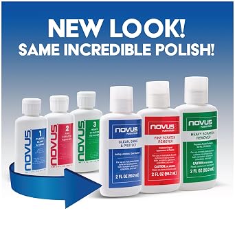 NOVUS Plastic Clean & Polish #1 Sample Pack | 1 Pack