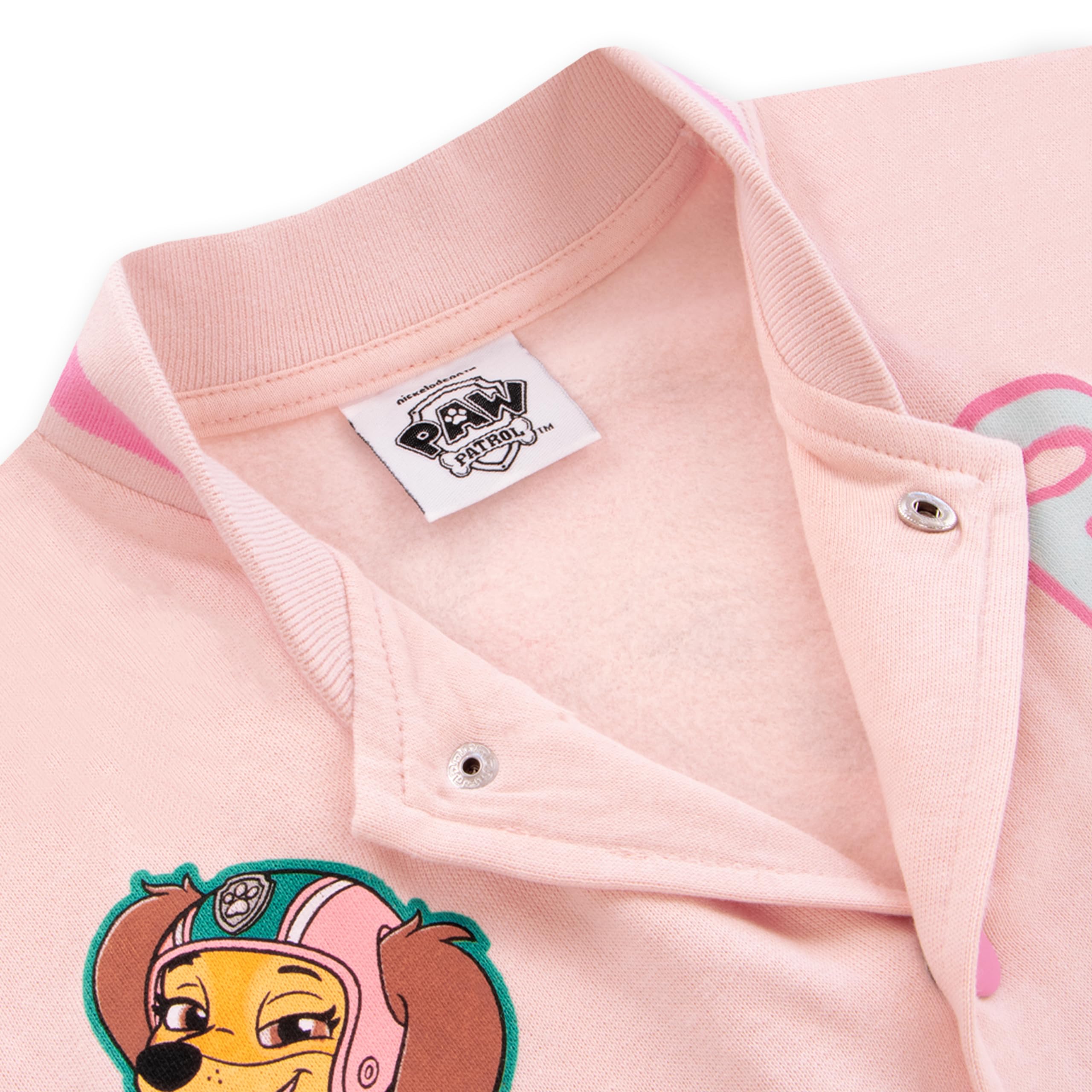 Blouson aviateur Pat'Patrouille, Veste Universitaire Everest Et Skye Pour Filles, Veste En Coton Filles