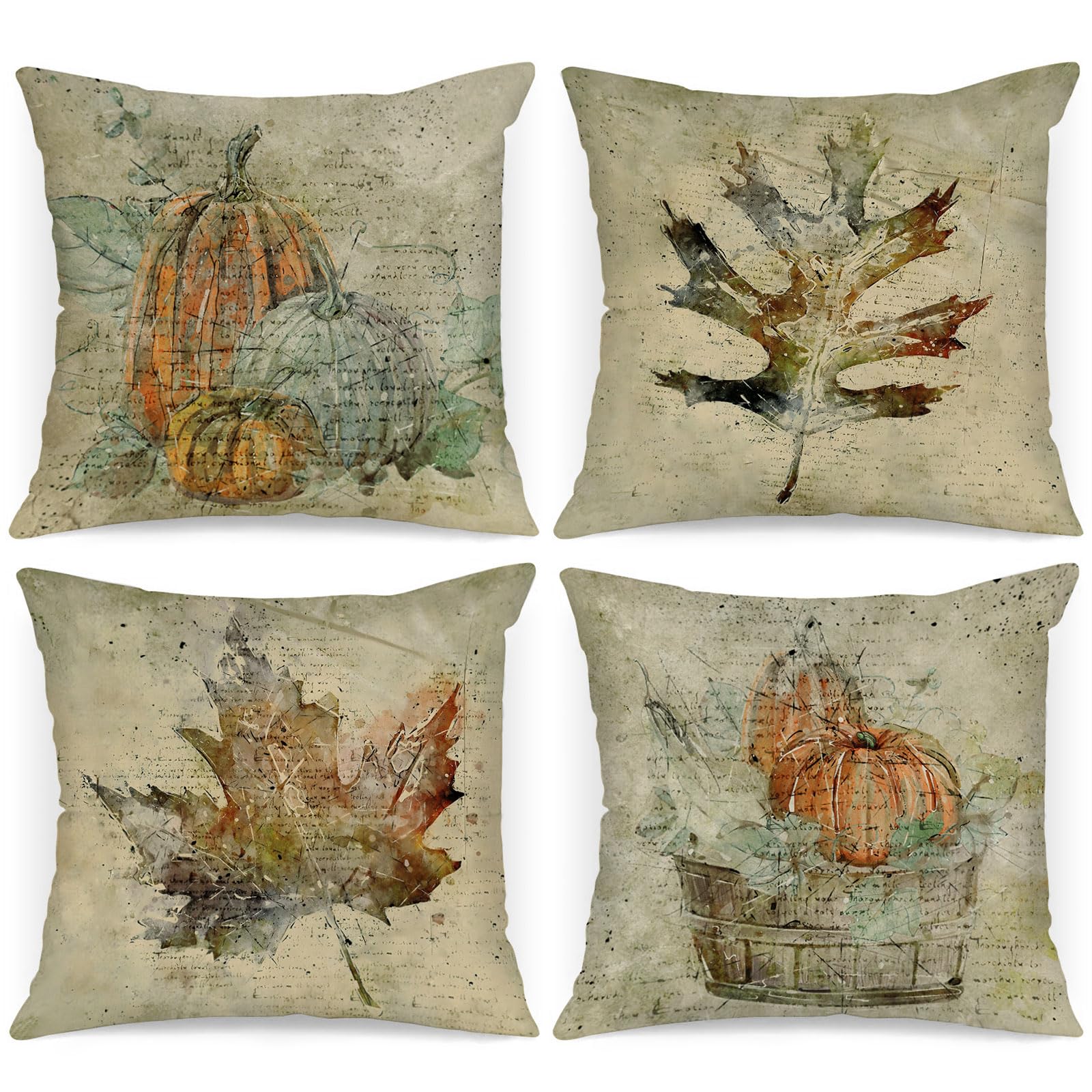 Housse de coussin automne lavable pour rénover facilement vos vieux coussins de canapé