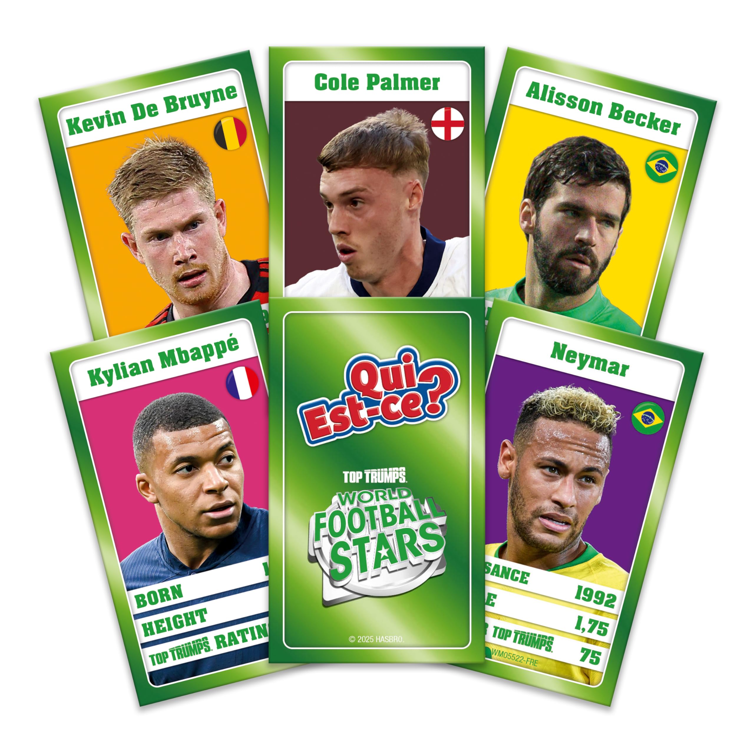 Winning Moves Qui Est Ce World Football Stars Jeu de Societe a partir de 6 Ans - Jeu de Plateau Famille pour 2 Joueurs - Version française