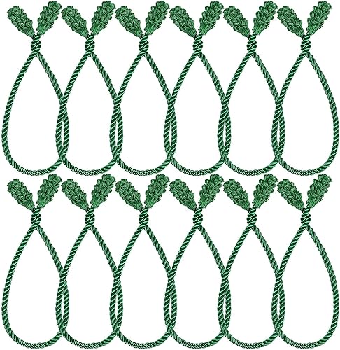 Shappy - Ataduras decorativas de torsión de Navidad reutilizables y flexibles para guirnaldas, barandillas y decoración del hogar
