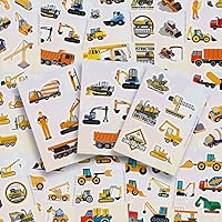 Vista 3 de BulbaCraft 100 Piezas de Adhesivos de Construcción - Suministros para Fiesta de Cumpleaños de Construcción, Regalos para Mujeres y Hombres