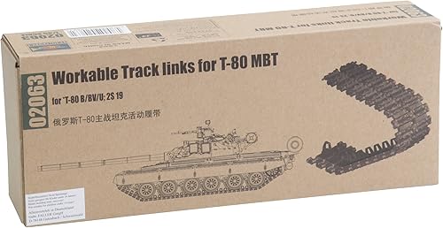 Trumpeter 135 Enlaces de pista viables para kit modelo T-80 BBVU