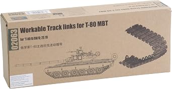 Trumpeter 1/35 Workable Track Links for T-80 B/BV/U Model Kit