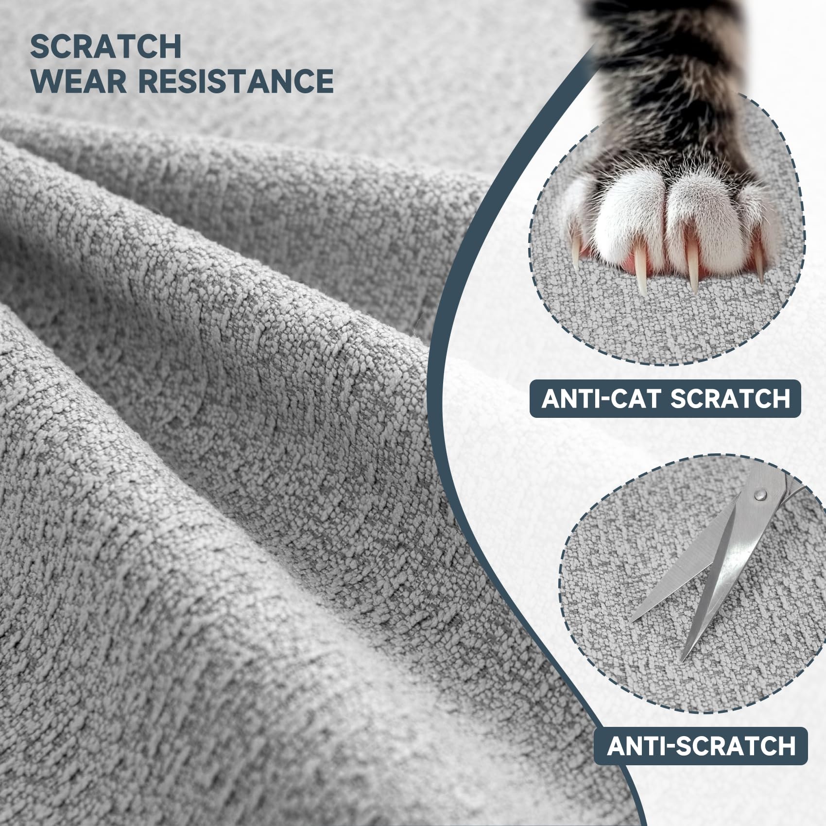 BayHomes Custom Bay Window Cushion and Indoor Shoe Bench Cushion, Indoor Furniture Bench Cushion, Custom Any Size/Color, cat Scratch Resistant high Density Sponge Cushion