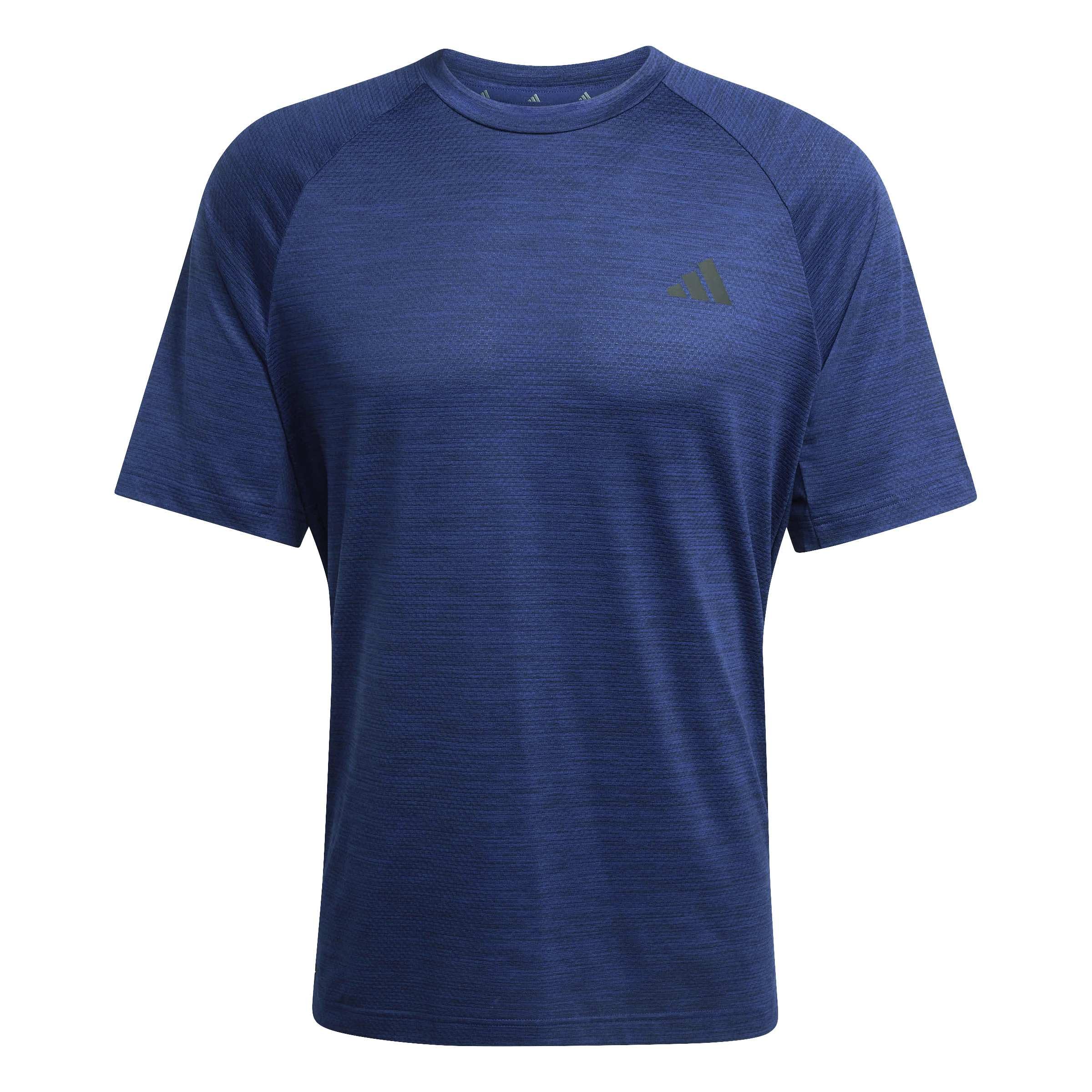 adidas Men's Tech Essentials Workout Shirt, Dark Blue/Legend Ink, XL
