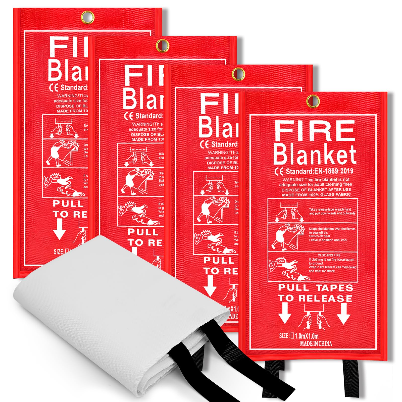 Fire Blankets Emergency - Home & Kitchen Protection -1