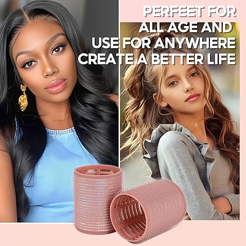 Miniatura 7 de Goodofferplace Rodillos flexibles de 9.45 pulgadas, 30 unidades, rodillos flexibles para rizar el cabello, rodillos de espuma flexible para dormir