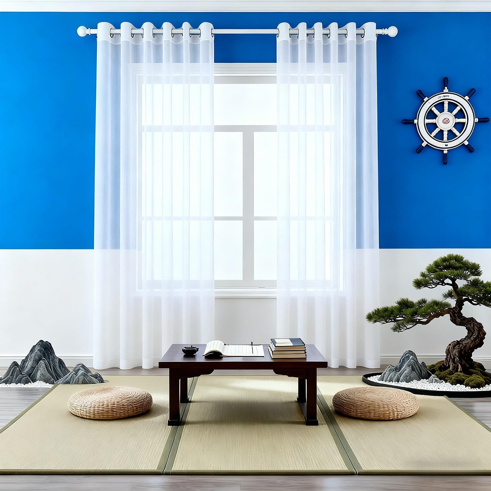 Cortinas de salón modernas para dar más luminosidad a habitaciones oscuras