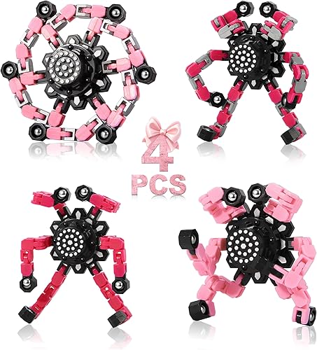 Miniatura 35 de Fidget Spinners transformables de 32 piezas para niños y adultos, juguetes sensoriales para aliviar el estrés para niños y niñas, juguetes