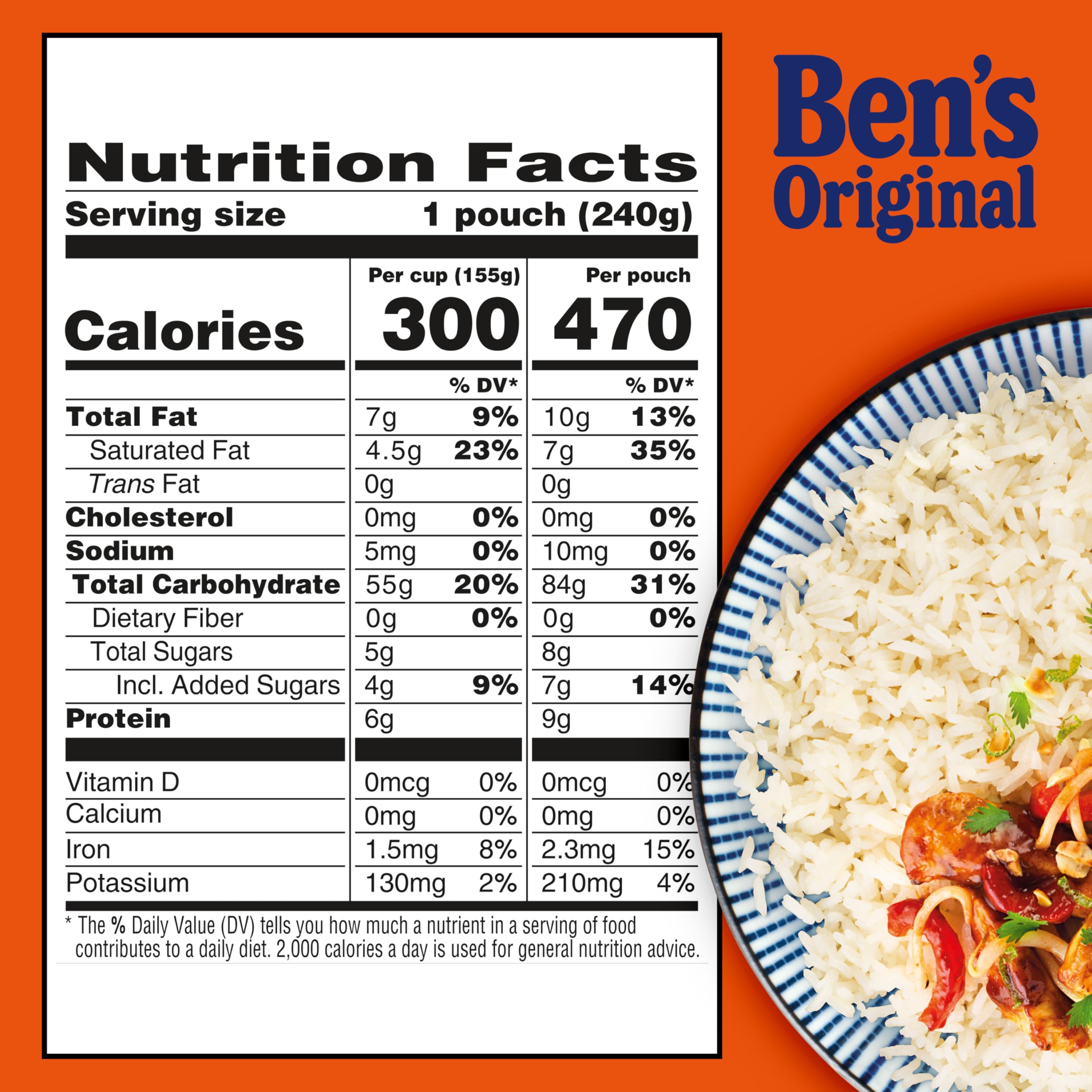 BEN'S ORIGINAL Ready Rice Coconut Jasmine Flavored Rice, Easy Dinner Side, 8.5 oz Pouch (Pack of 12)