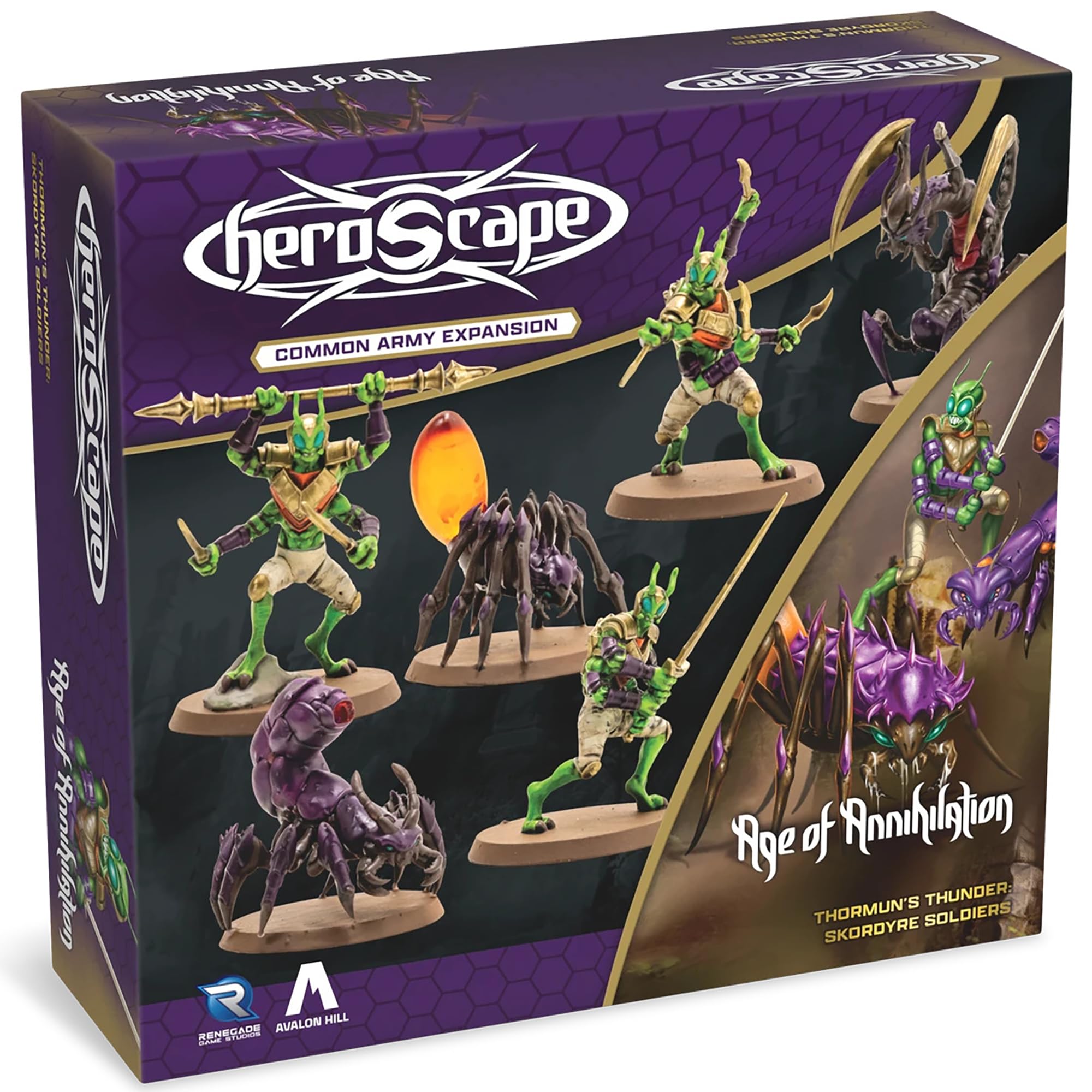 Renegade | Heroscape: Age Of Annihilation Skordyre Soldiers | Army Expansion Miniature Game | 2-4 Players | 60-120 Minutes