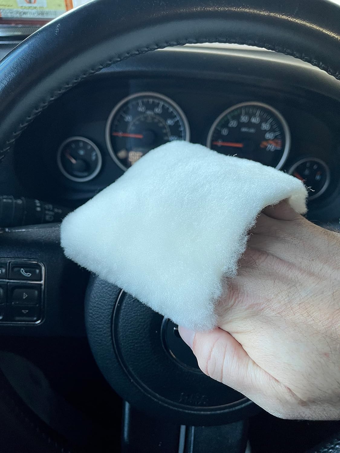 Genuine Lambswool Fingertip Mitt Applciator - Auto Detailing 2", 3" 4" (12, Assorment 2", 3", 4" (4 Each))