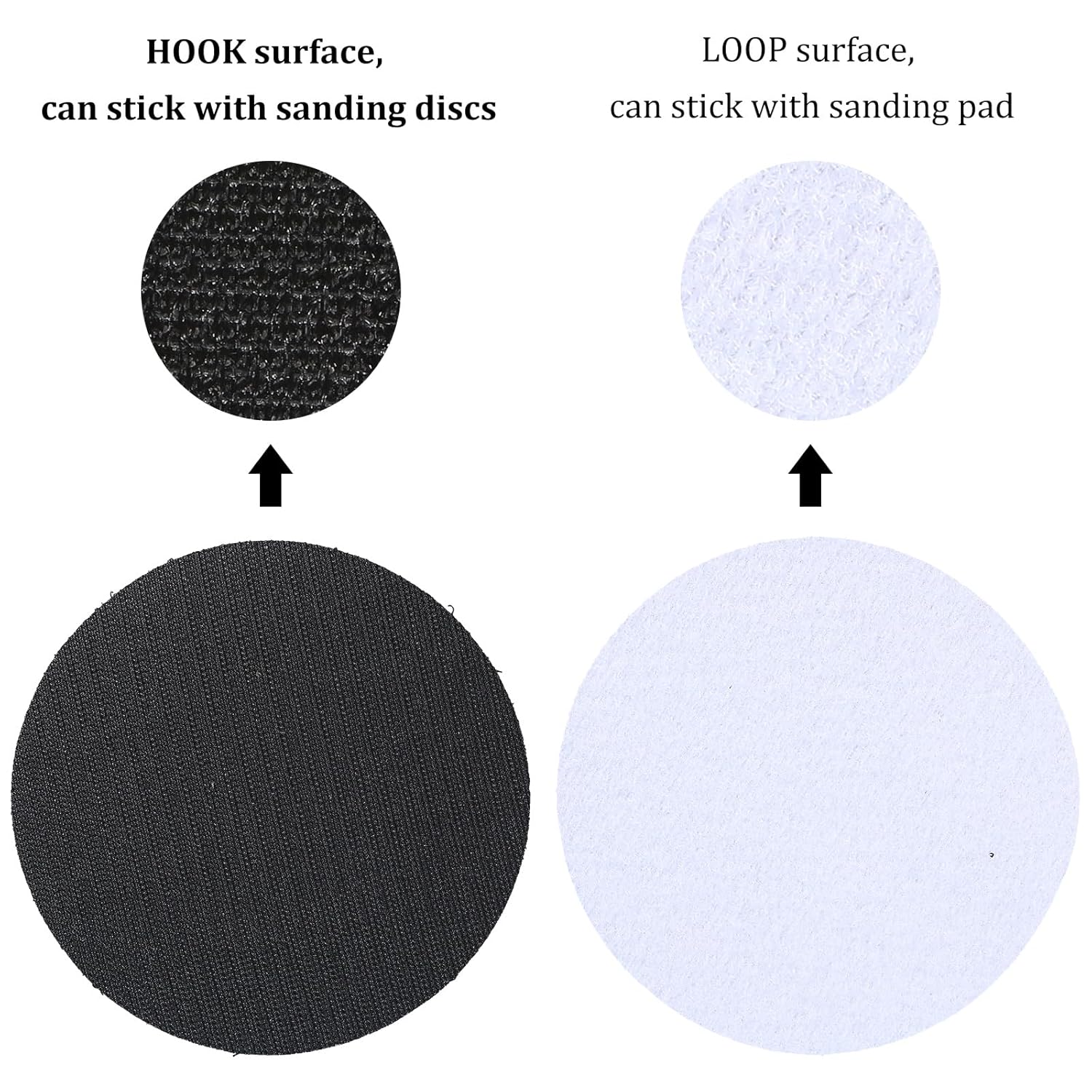 Boao 6 Inch Interface Pads Hook and Loop Soft Foams Buffering Pad Sponge Cushion Buffer Backing Pad 150 mm Soft Density Foam Sanding Pads Hook and Loop(18 Pcs)