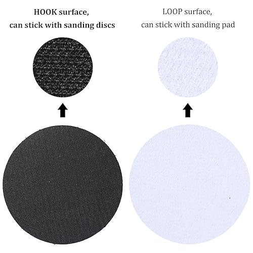 Miniatura 16 de Boao Almohadilla de espuma suave de 6 pulgadas con gancho y bucle, almohadilla de respaldo de esponja de 5.906 in, almohadillas de interfaz