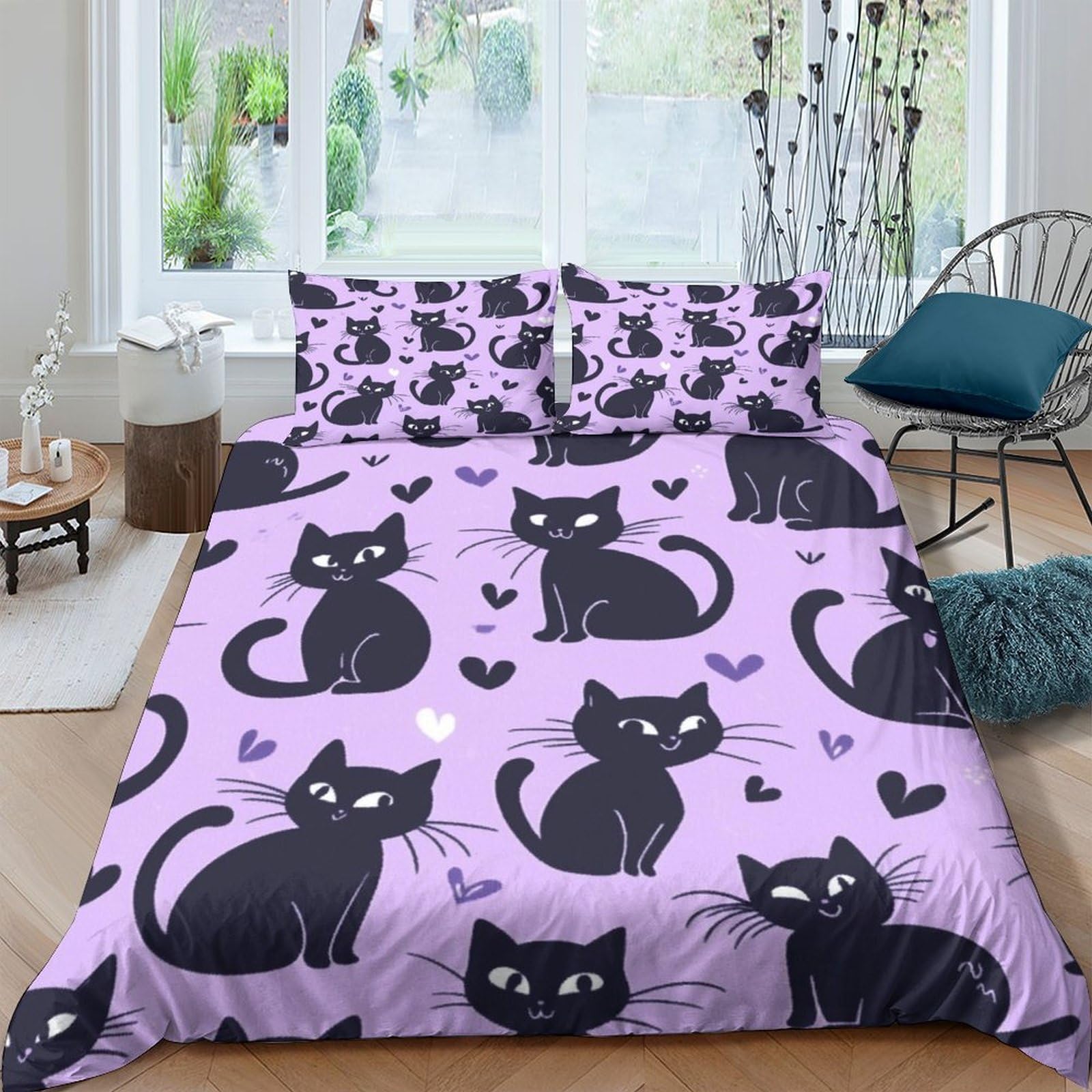 Linge de lit animaux de la ferme 3D idéal pour transformer la chambre double d'une fille