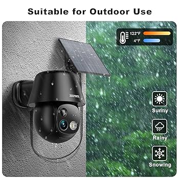 スマホアクセサリー SOLAR CAMERA Amazon.com : Solar Security Cameras Wireless Outdoor, 2K Pan