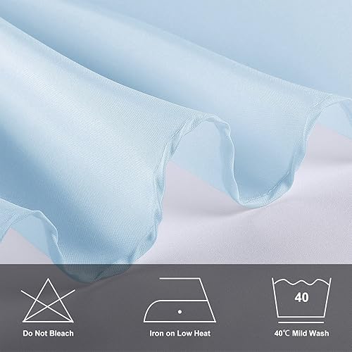 Miniatura 6 de Mantel rectangular de 60 x 120 pulgadas, mantel de poliéster lavable, resistente a las manchas y a las arrugas, mantel de tela decorativa para mesa