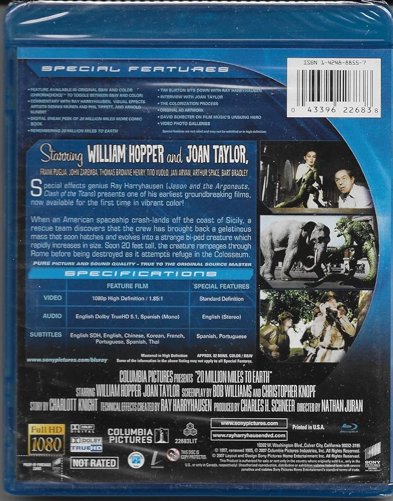 Amazon.com: 20 Million Miles to Earth (50th Anniversary