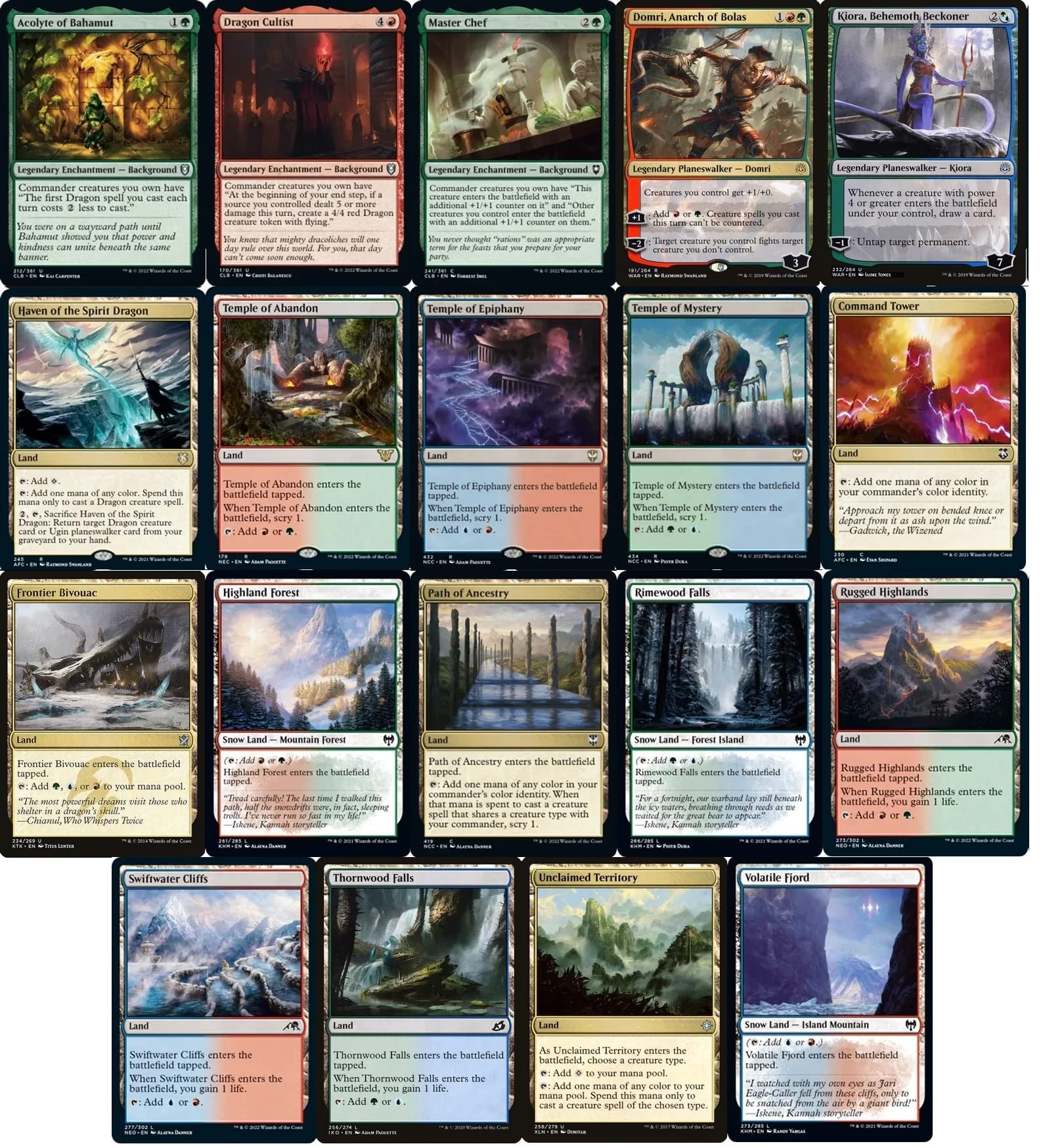 Amazon.com: Elite Commander Miirym Copy Dragons Deck - Temur - Red Blue  Green - EDH - Miirym, Sentinel Wyrm - 100 Card - Custom Magic The Gathering  Deck