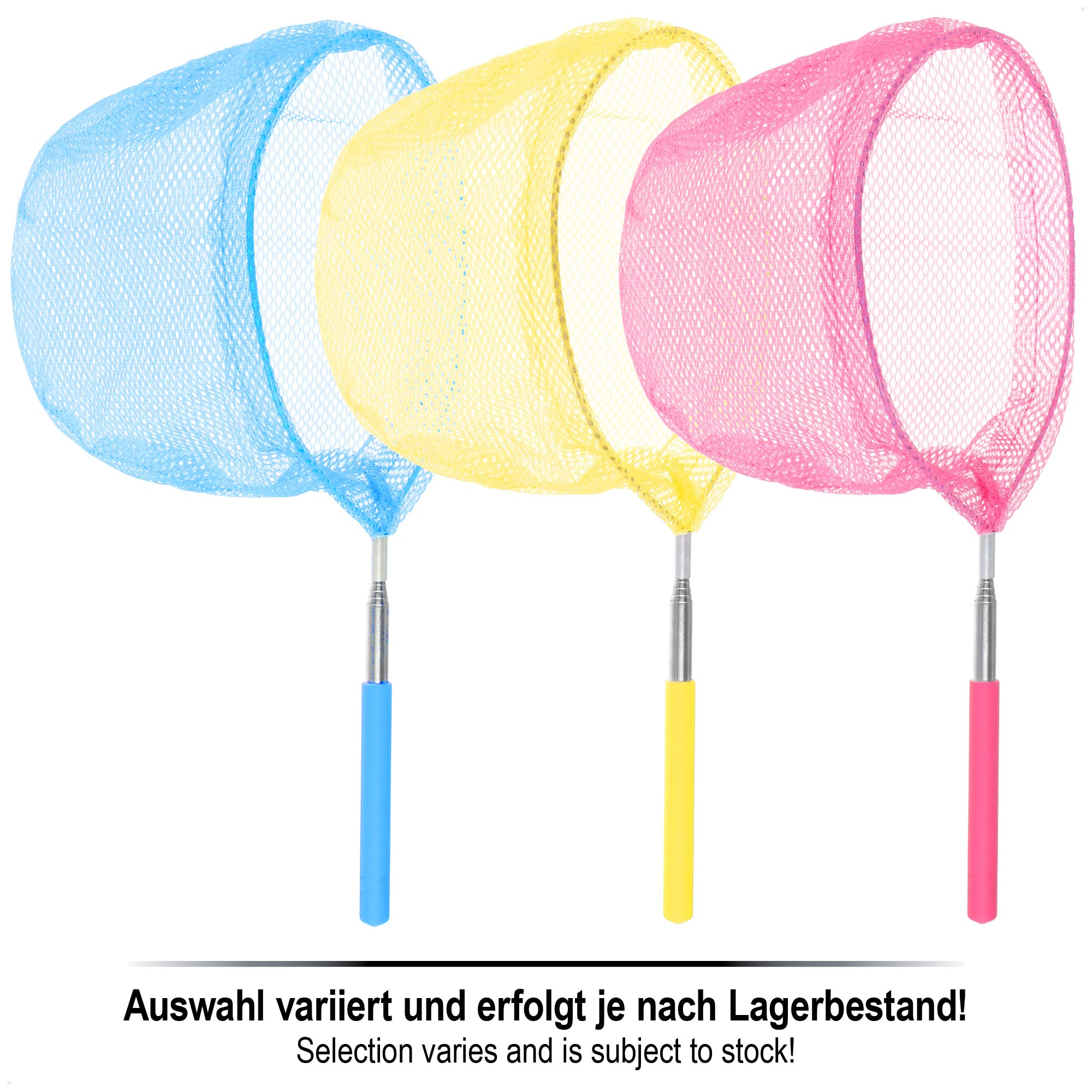 COM-FOUR® 3x extendable net for children, insect net with telescopic rod, fishing net for children - Image 4