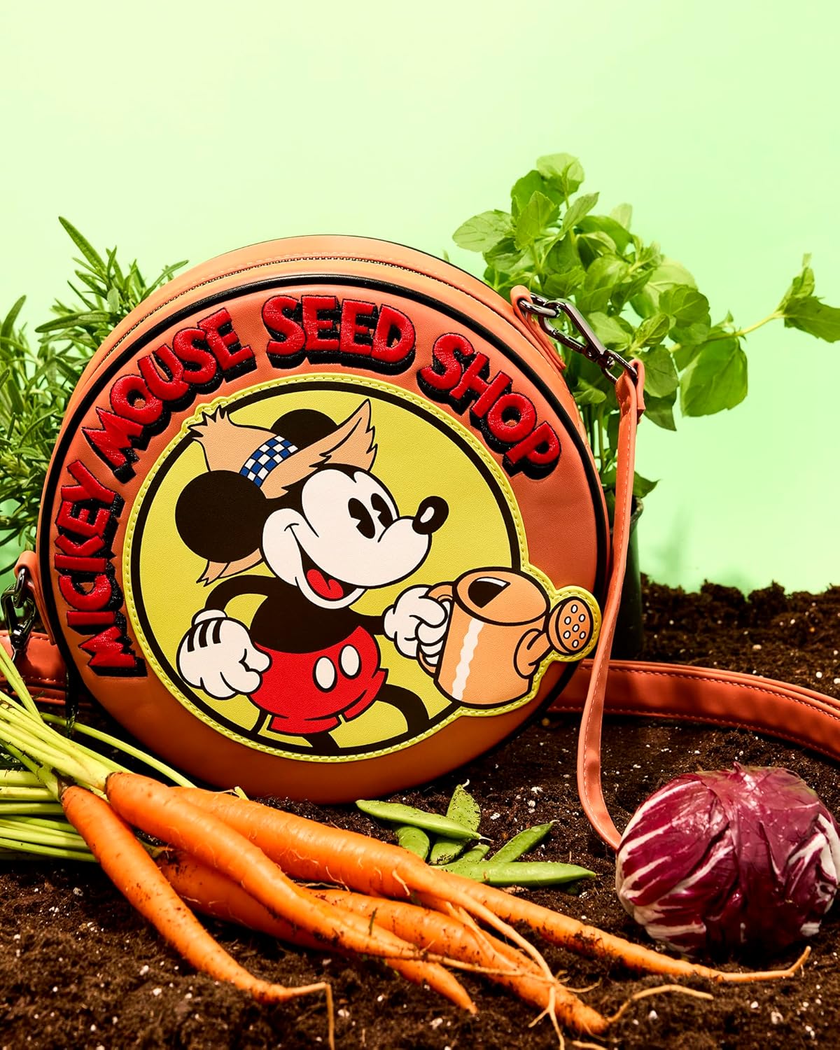 Loungefly Disney Archives: 'Walt Disney's Wonderful World of Gardening' Earth Day Crossbody Purse, Amazon Exclusive - Image 4